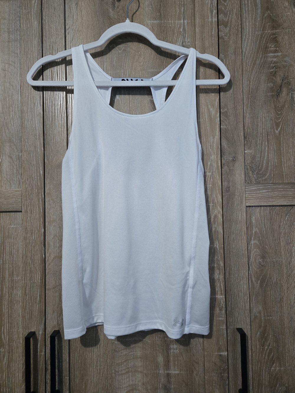 White Under Armour Women's  Racerback Performance Tank Top